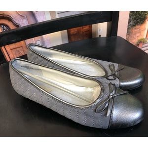 Annie Shoes Gray Ballet Designer Flats